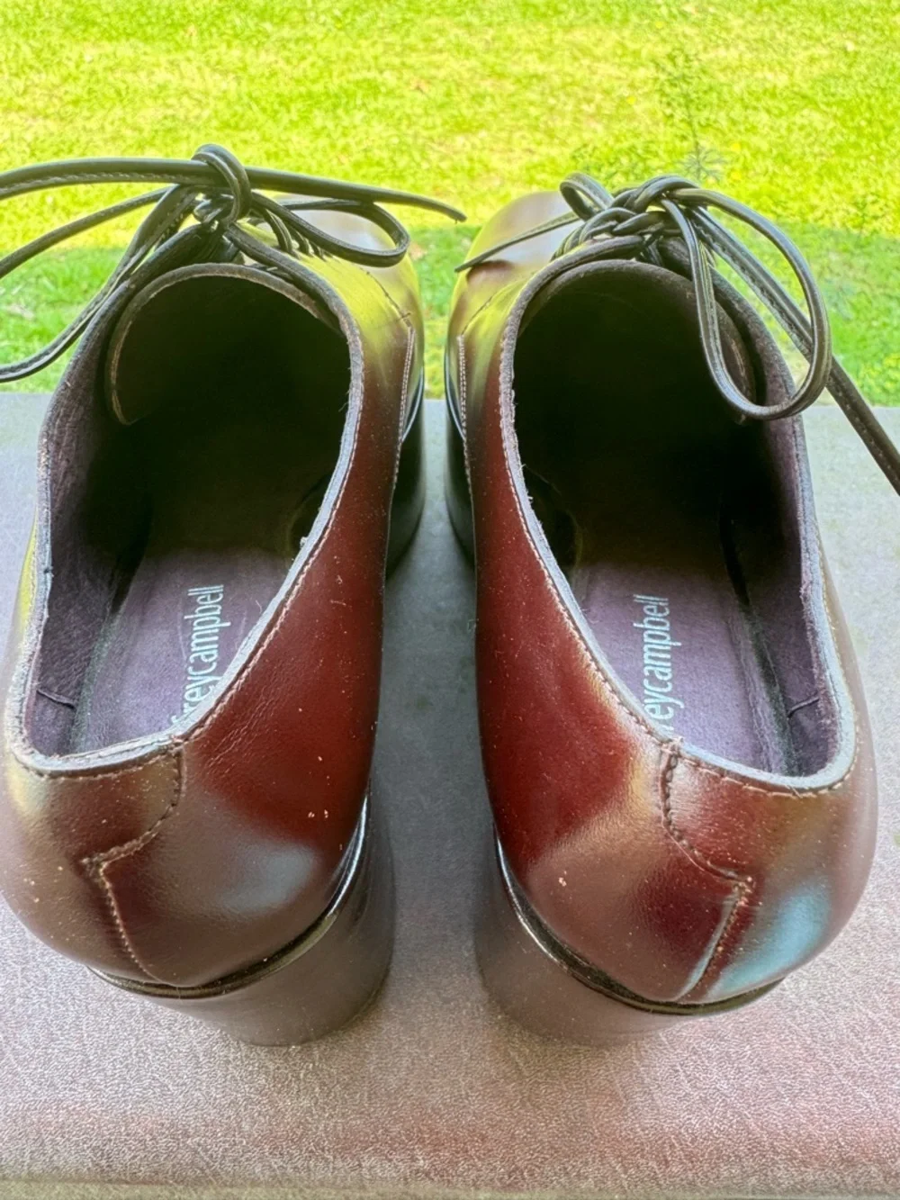JEFFREY CAMPBELL LEATHER PLATFORMS SIZE 8.5